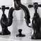 Kingston Brass Bridge Bathroom Faucet with Brass Pop-Up, Oil Rubbed Bronze KS7975AX - alternate 4